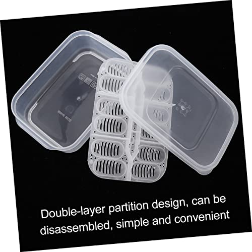 VANZACK Reptile Incubation Box with Design Lightweight Hatching Container for Snakes and Lizards Efficient Capacity Reptile Breeding Hatchery