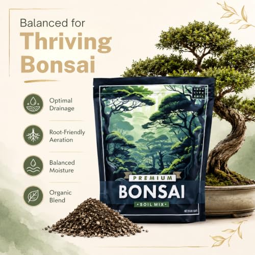 Agralife Bonsai Soil 4 Quarts Premium Organic Mix for Indoor Trees | Fast drainage. Healthy roots. Premium organic soil balances moisture and airflow for thriving indoor bonsai tree varieties. - style: Bonsai Plant Soil Mix