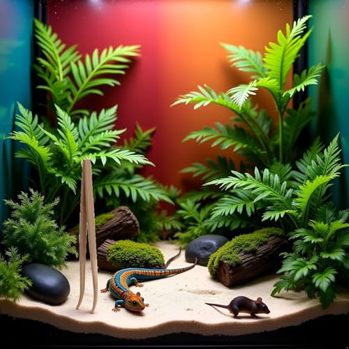 2Pcs 28cm Wood Color Angled Reptile Feeding Tongs Tweezers Bamboo Eco-Friendly Feeding Tool, Reptiles and Amphibians, Reptile Terrariums