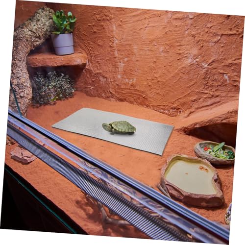 MERRYHAPY 2pcs Reptile Heating Pad with Advanced Reflective Film, Efficient Heat Retention, Portable Heat Mat for Gecko and Reptile Terrarium Use in Winter