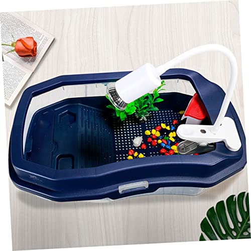1pc Turtle Tank Basking Platform Dual Use Aquarium for Turtles Crayfish and Frogs Water Changing Device Easy Cleaning and Unique Habitat