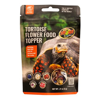Zoo Med Flower Food Topper for Tortoise and Box Turtle 0.21 ounce - 2 Pack