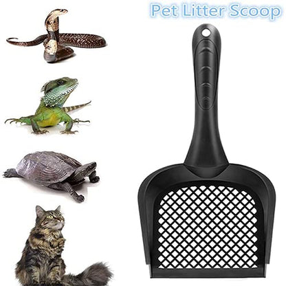 Cat Litter Scoop Reptile Terrarium Fine Sand Pet Poo Shovel Scooper Little Sifter Kitty Bedding Cleaner Net Hole: 4.5mm - color: Hole: 4.5mm