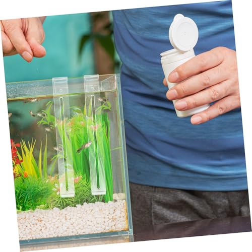 MERRYHAPY 2pcs Adjustable Aquarium Hooks Fish Tank Plant Holders Plant Hanger for Aquarium Accessory for Fish Tank Reptile Basking Area