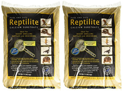 Carib Sea SCS00714 4-Pack Reptiles Calcium Substrate Sand, 10-Pound, Aztec Gold