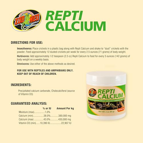 Zoo Med Repti Calcium with D3 3 oz - Pack of 3