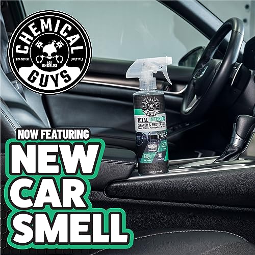 Chemical Guys, Total Interior Cleaner Variety Kit, New Car & Black Cherry | Sample two aromas in one box, a one-step spray for dashes, seats, door panels and screens, boxed ready to gift - size: 48 Fl Oz (Pack of 1), style: BAG KIT