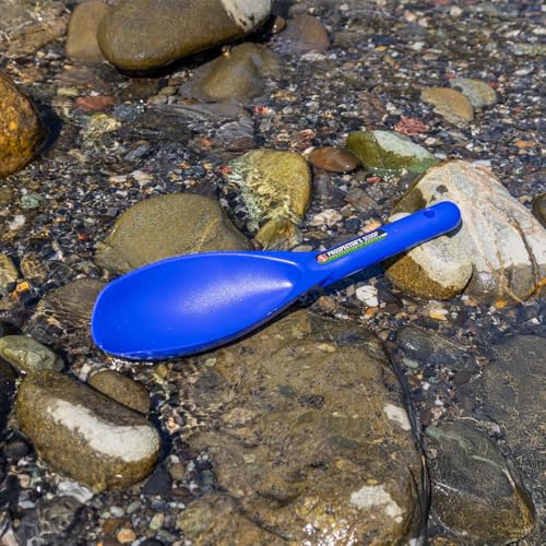 ASR Outdoor 12.5 Inch Prospecting Large Sand Scoop Plastic Trowel for Metal Detector Gold Panning, Blue - color: Blue