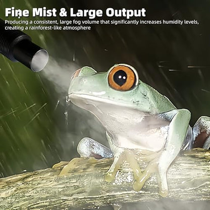 4L Reptile Humidifier Fogger, Cool Mist Humidifier for Plants, Grow Tent Terrarium Humidifier with Extended Hose, Adjustable Mister Fogger for Reptile Tank, Mushroom, Houseplants, Bedroom