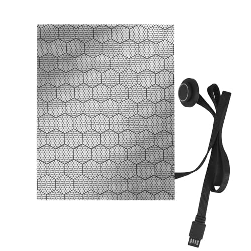 MiOYOOW Reptile Heating Pad, USB Under Tank Heating Mat DC 5V 2A Terrarium Warm Mat with 3-Level Adjustable Temperature for Reptiles Small Animals