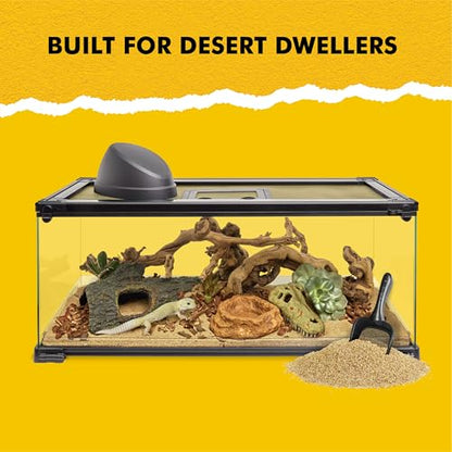 Zilla Desert Bedding, Substrate for Reptile Terrariums, Ideal for Bearded Dragons, Uromastyx, and More, 10 Quarts - size: 10 Quarts