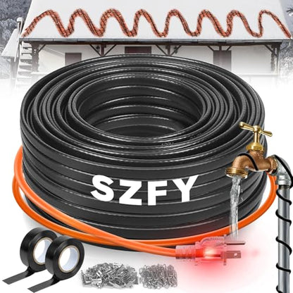 80FT Heat Tape for Water Pipes, -40°F,120V 5W/FT - size: 79FT