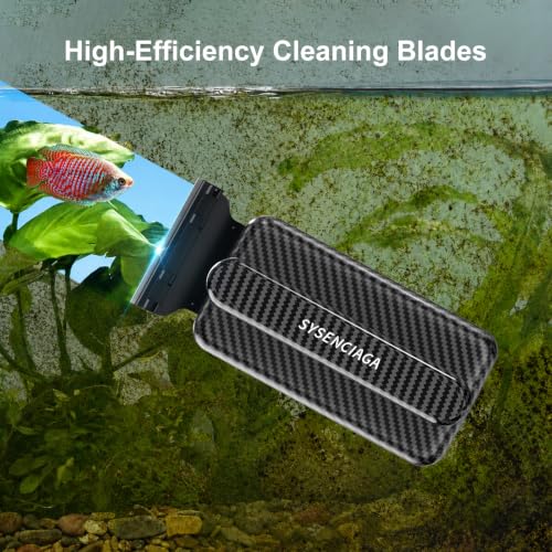 Aquarium Magnet Glass Cleaner（S） | Very magnetic，The handle is easy to grip，Easily Remove Stains，Dual-Sided Cleaning Surfaces，Self-floating Design - size: S