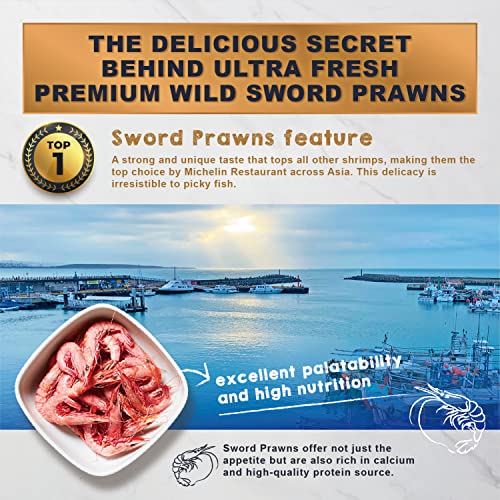 Ultra Fresh Monster Fish Food, Wild Sword Prawns, Floating Sticks for Oscars, Bass, Large Cichlids and Tropical Fish, Carnivorous Jumbo Stick 13.58 oz - size: 13.58 Ounce (Pack of 1)