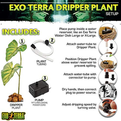 Exo Terra Dripper Plant, Large - size: Large