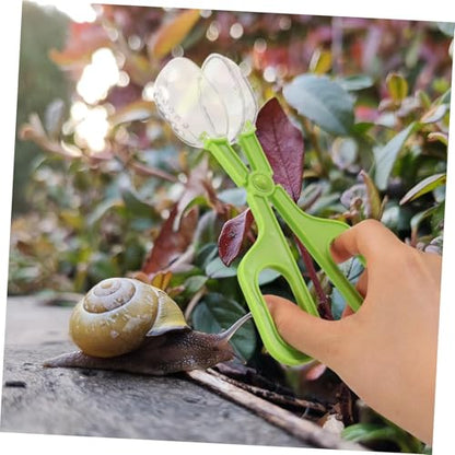 Outdoor Catcher Clamp Multi-Functional Tool for and Reptile Poop Cleaning for Terrarium Maintenance and Feeding Safe Design
