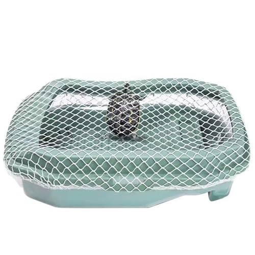 Aquarium Escape Proof Net,Terrarium Netting Cover, Nylon Material Turtle Tank Escape Net for Terrarium Breathable Pet Enclosure Lid (Large) - color: Large