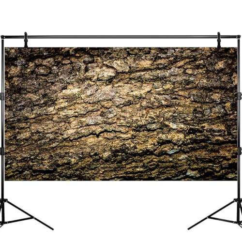 Tree Bark Texture Reptile Tank Background Old Wood Texture Aquarium Background Aged Rough Natural Wooden Bark Terrarium Background Wooden Textured Aquarium Fish Tank Background Wallpaper 36x18in - color: Brown_Black, size: 36(W)x18(H)inches/ 90(W)*45cm(H)