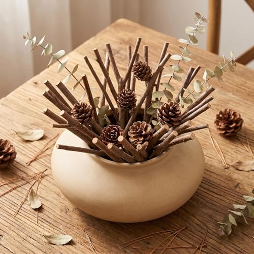 20Pcs Y-Shaped Driftwood for Crafts - 5x6 Natural Peach Wood Sticks for Terrarium, Fishtank & Drift Wood Decor for Home
