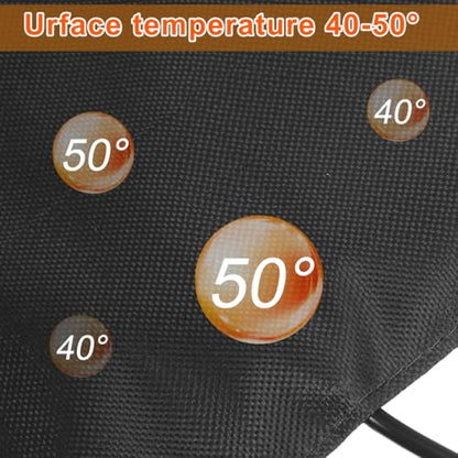 MAGICLULU USB Heating Pad for Hamster Cage Small Animal Heating Pad for Reptiles Rabbit Winter Thermal Insulation Mat Soft Warm Heat Mat for Cozy Resting 5.51 X 5.51 X 0.03 in 1 Pack