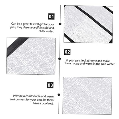 Happyyami 2pcs Reptile Heating Pads Reflective Film Warm Insulation Mat for Snakes Lizards Turtles Design for Cold Environments - size: 68X30X0.1cm