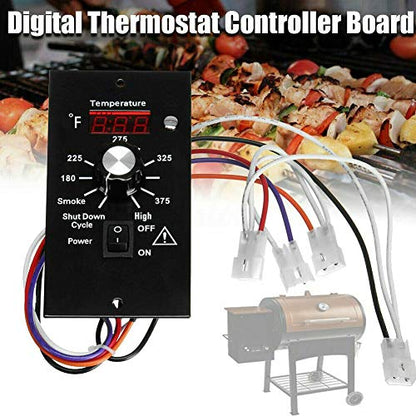 Digital Thermostat Controller Board, Digital Thermostat Pellet Grill Control Board for All Traeger