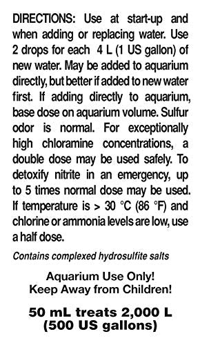 Seachem Prime Fresh and Saltwater Conditioner - Chemical Remover and Detoxifier 50 ml | Chemical Remover and Detoxifier - size: 50 mL, style: Conditioner