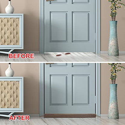 38 Inch Draft Stopper for Bottom of Doors and Windows, Heavy Duty Sound Proof Door Draft Guard Gap Snake, Weighted Under Door Noise/Cold Air/Wind Blocker, 2.2Lbs - size: 38"
