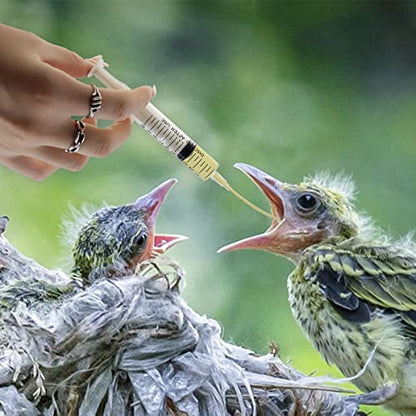 Bird Feeding Syringe With Soft Tubes - Dental Irrigation and Pet Feeding Tool