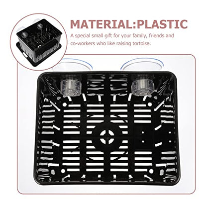 Toddmomy Turtle Supply Incubation Box Lizard Incubator Reptile Hatchery Professional Tortoise Separator Reusable Sturdy Easy to Install Unique Cover