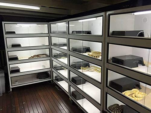 Leoterra Snake Hides for Ball Pythons X-Large Ball Python Hides 16.5"x10.6"x4.3"(XL) Plastic Material Durable and Easy to Clean