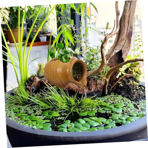 YARNOW Ceramic Jar Fountain Pump Terrarium Waterfall Decor Outdoor Courtyard Jar