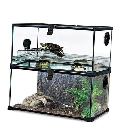 8pcs Reptile Feeding Tank Buckle Escape Latch for Glass Turtle Terrariums Clips for Tortoise Breeding Cases Smooth Design for Optimal Ventilation