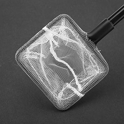 4 in 1 Portable Aquarium Cleaning Tool Set Long Handle Fish Cleaner Include Fish Net Shovel Sponge Brush Plant Fork