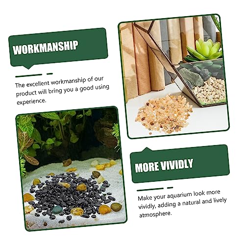 1bag Bag of Natural Aquarium Stones for Fish Tank Decor Polished Pebbles Gardening Stones for Aquascaping and Landscaping
