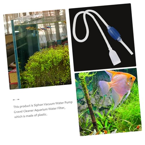 VANZACK Aquarium Water Changing Pump Siphon Vacuum Fish Tank Maintenance Equipment
