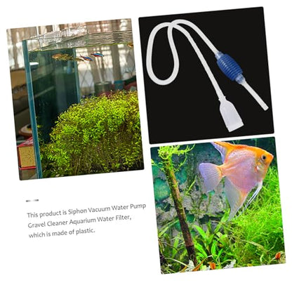 VANZACK Aquarium Water Changing Pump Siphon Vacuum Fish Tank Maintenance Equipment