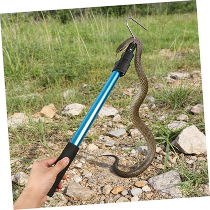 ULTECHNOVO Adjustable Length Snake Grabber Pole with Telescopic Aluminium Alloy Design, Simple to Use and Sturdy Snake Catching Hook for Outdoors, Portable Animal Pole Catcher Tool