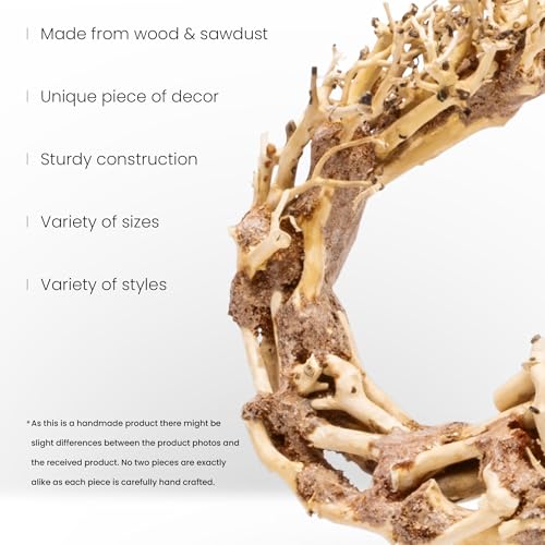 Ultum Nature Systems Bonsai - Handcrafted Hardscape Driftwood for Aquarium, Terrarium, Vivarium, Natural Aquascape Hardscape Decorations, Aquascaping Hardscape for Live Aquatic Plants - 001, Large - size: Large - 15.5x6x12.5 IN