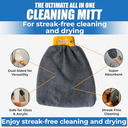 Flipper Flip-Mitt & Splash Mat – Super-Absorbent, Reusable, Waterproof, Non-Slip Aquarium Maintenance Kit