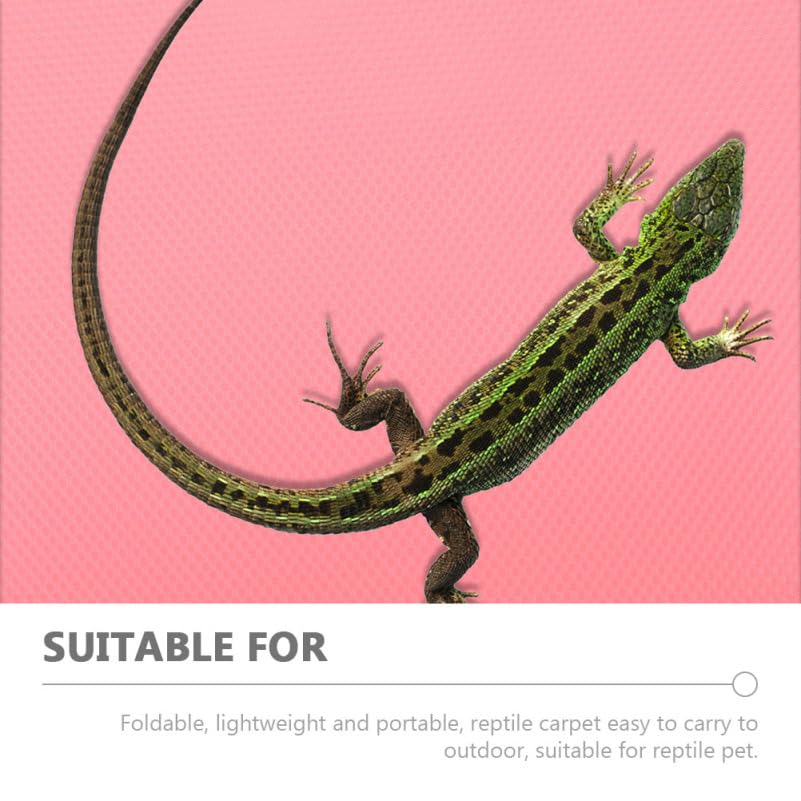 BESPORTBLE Bearded Dragon Tank Accessories, Reptile Carpet EVA Terrarium Liner Reptile Tank Accessories for Leopard Gecko Snake Lizard Tortoise Bearded Dragon, 58.5 * 17.55inch