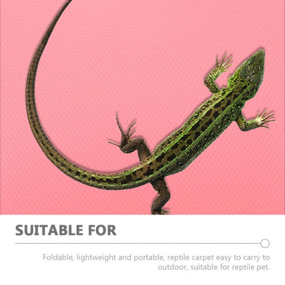 BESPORTBLE Bearded Dragon Tank Accessories, Reptile Carpet EVA Terrarium Liner Reptile Tank Accessories for Leopard Gecko Snake Lizard Tortoise Bearded Dragon, 58.5 * 17.55inch