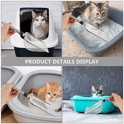 POPETPOP Pet Reptile Litter Scoop Cleaning Shovel for Indoor Terrariums Fine Mesh Design for Easy Waste Removal for Turtles Lizards Snakes and More