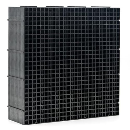 LINLAN 12 Pieces 11.8x11.8in (30X30cm) Aquarium Grid Plastic, Fish Tank Divider, Egg Crate for DIY Filtration and Bottom Protection in Aquascaping - size: L 12Pcs