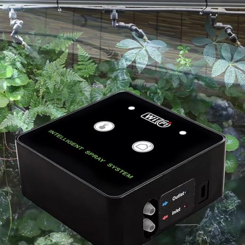 WiFi Terrarium Misting System, 360° Rotating Spray Nozzle with Timed Control, Automatic Humidifier Kit Rainforest Plant Reptile, USB Powered(3 nozzle) - size: 3 nozzle