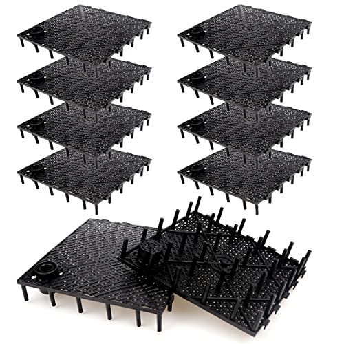 10 PCS Aquarium Divider Tray Fish Tank Grid Aquarium Filter Bottom for Fish Tank Isolation