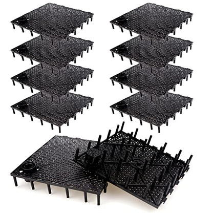 10 PCS Aquarium Divider Tray Fish Tank Grid Aquarium Filter Bottom for Fish Tank Isolation