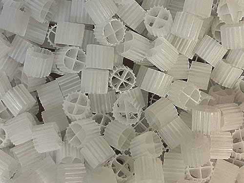 Filter Moving Bed Biofilm Reactor (MBBR) for Aquaponics,Aquaculture,Hydroponics - Ponds - Aquariums by Wholesale Koi Farm,(6 Gallons,Weight 6 lbs) - size: 6 Gallons