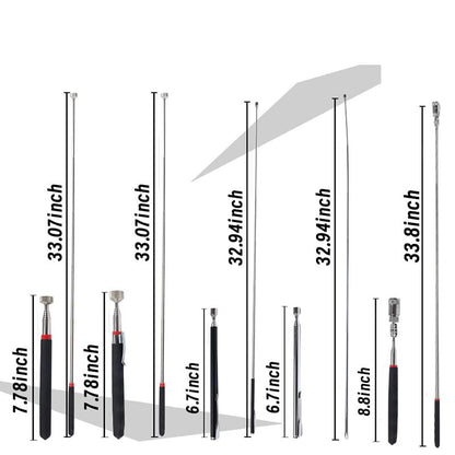 Magnetic Pick Up Tool 10 Pack, Telescopic Magnet Sticks | Extendable Length up to 30 inches, Best Gadgets Gifts for Boyfriend Husband Dad - size: 10 Pack