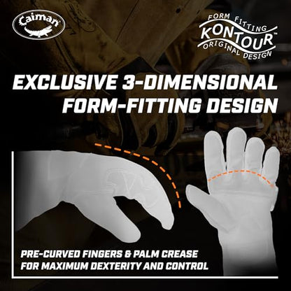 Caiman Kevlar-Seamed Multi-Task Welding Gloves 1828 - size: Large (Pack of 1)